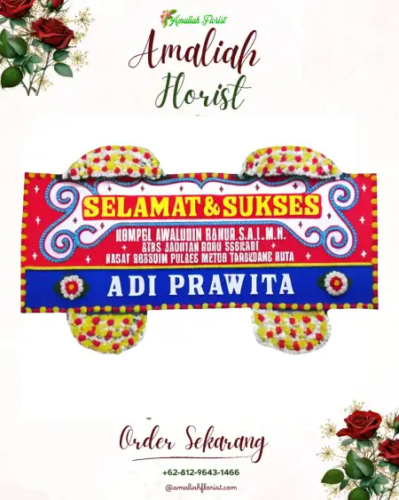Papan Bunga Ucapan Selamat Ngendrokilo
